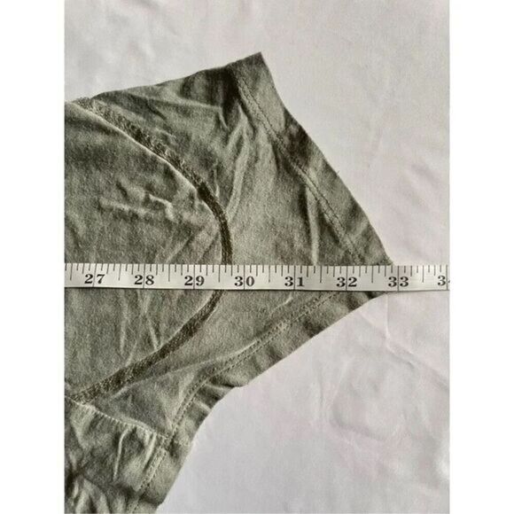 1672 Boho Sage Green Top Size Large - Picture 5 of 6